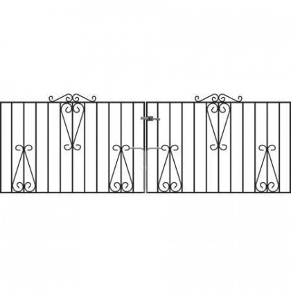 Winchester 3' (92cm) Wrought Iron Driveway Gates
